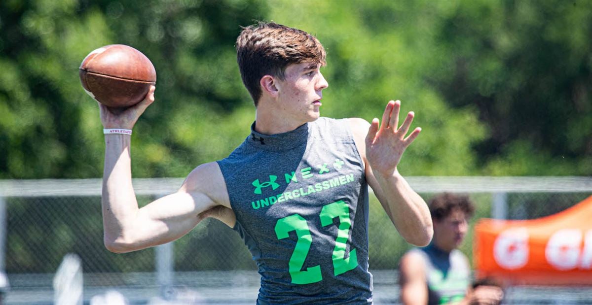 WATCH Miami Hurricanes 2024 quarterback commit Judd Anderson balls out